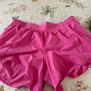 Lululemon shorts size 12 sonic pink